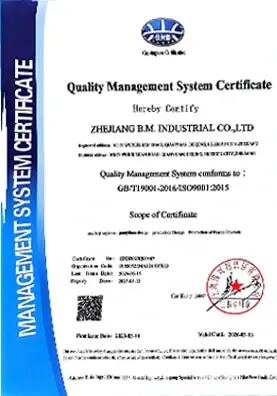 management system certificate